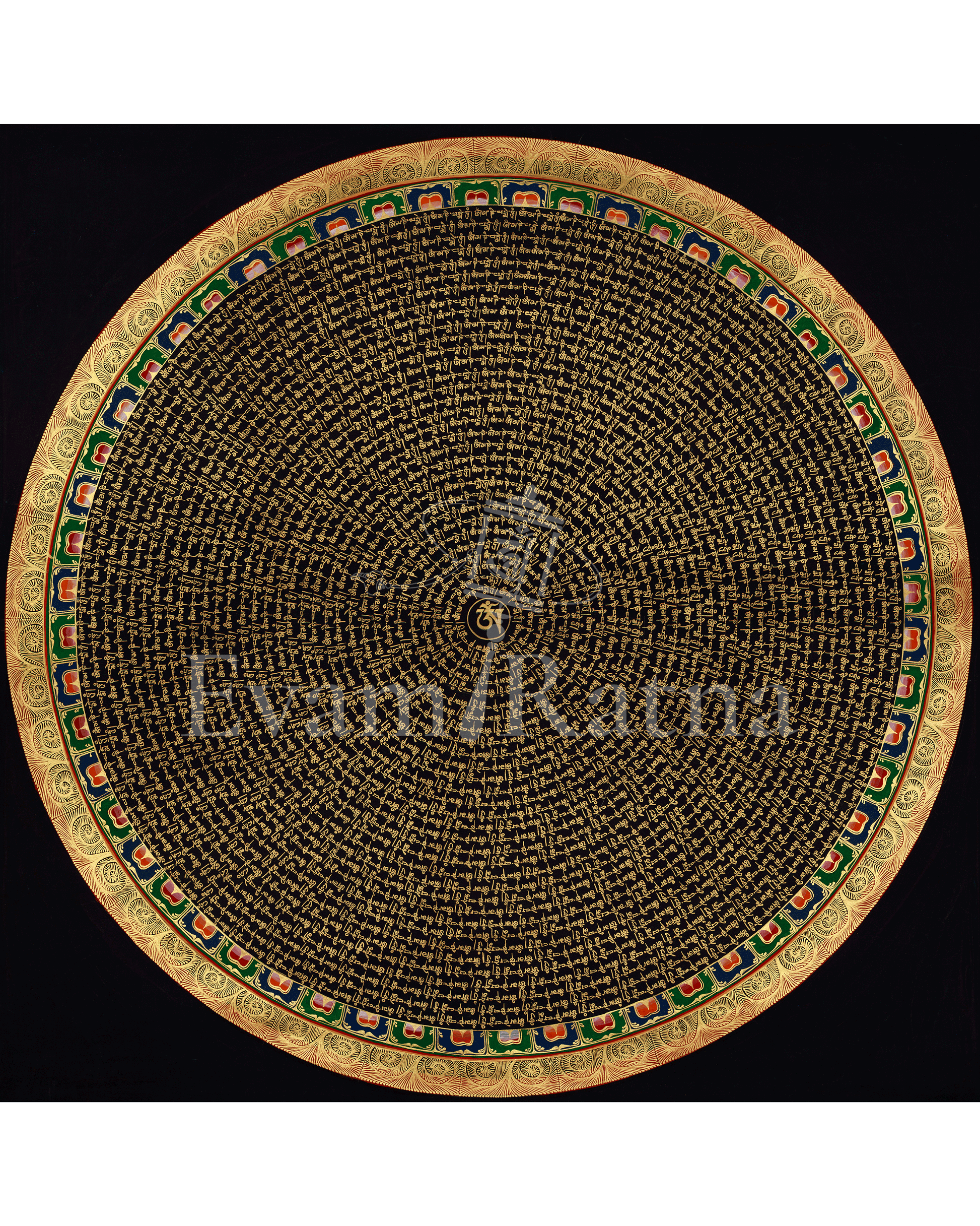 Sacred Mantra Mandala Artwork
