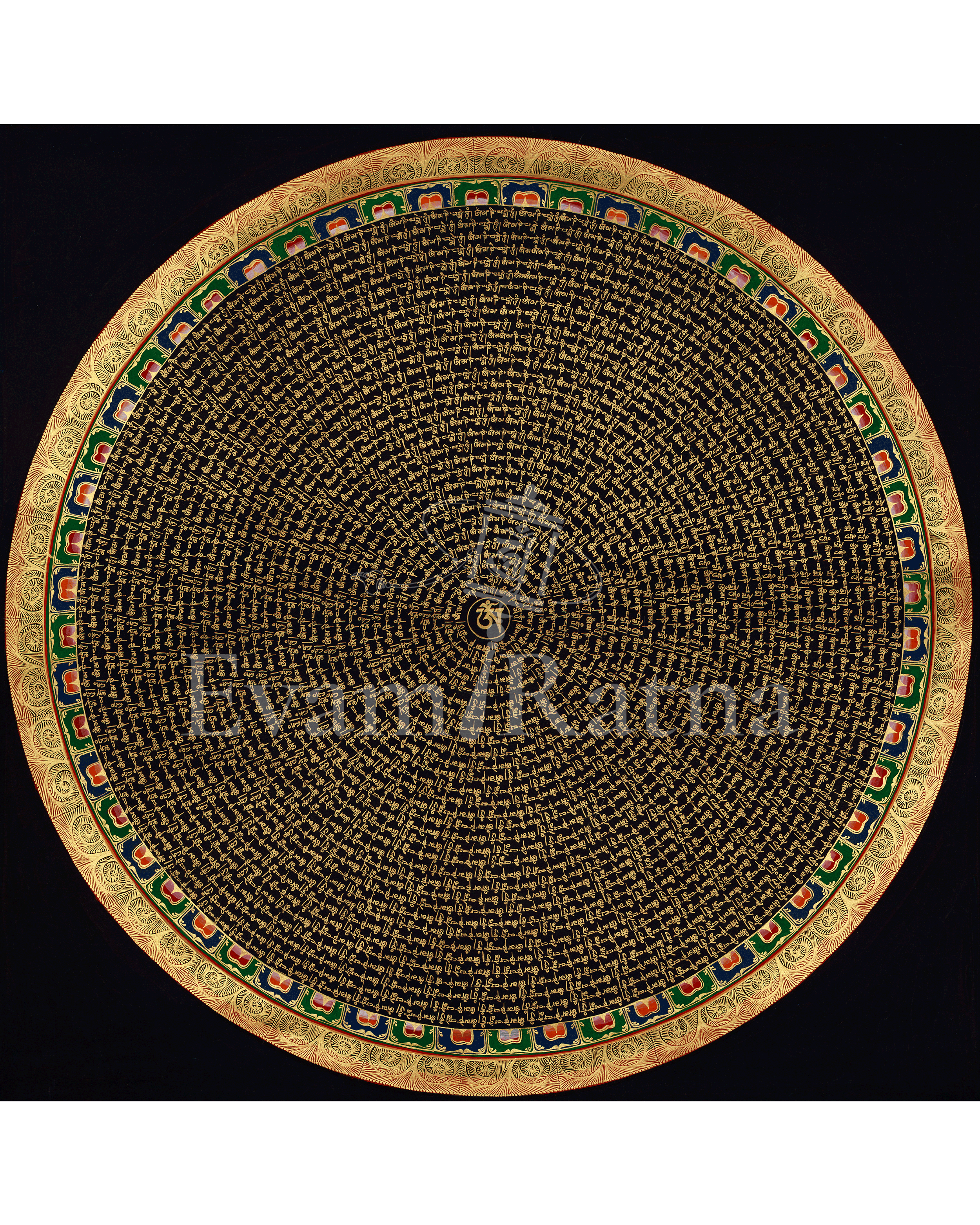 Sacred Mantra Mandala Artwork