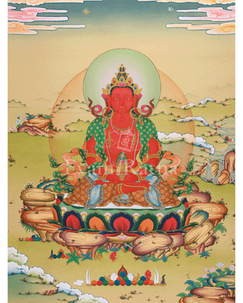 Amitayus Buddha Sacred Art 