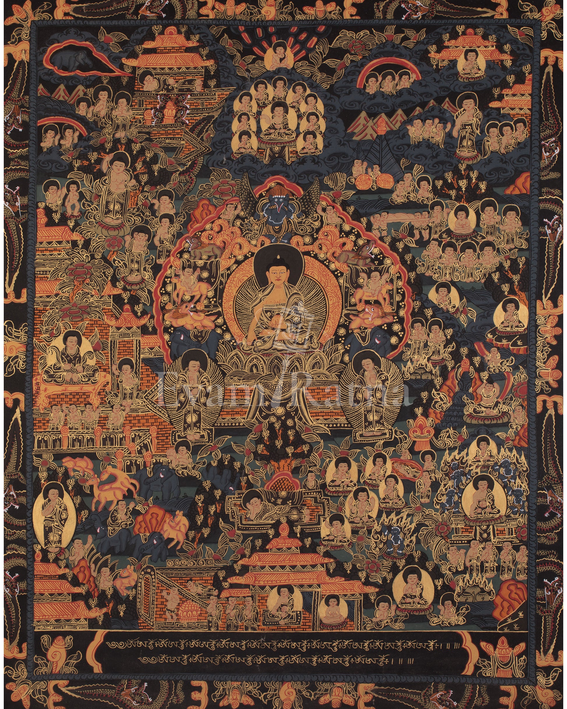Shakyamuni Buddha Life Story Art 