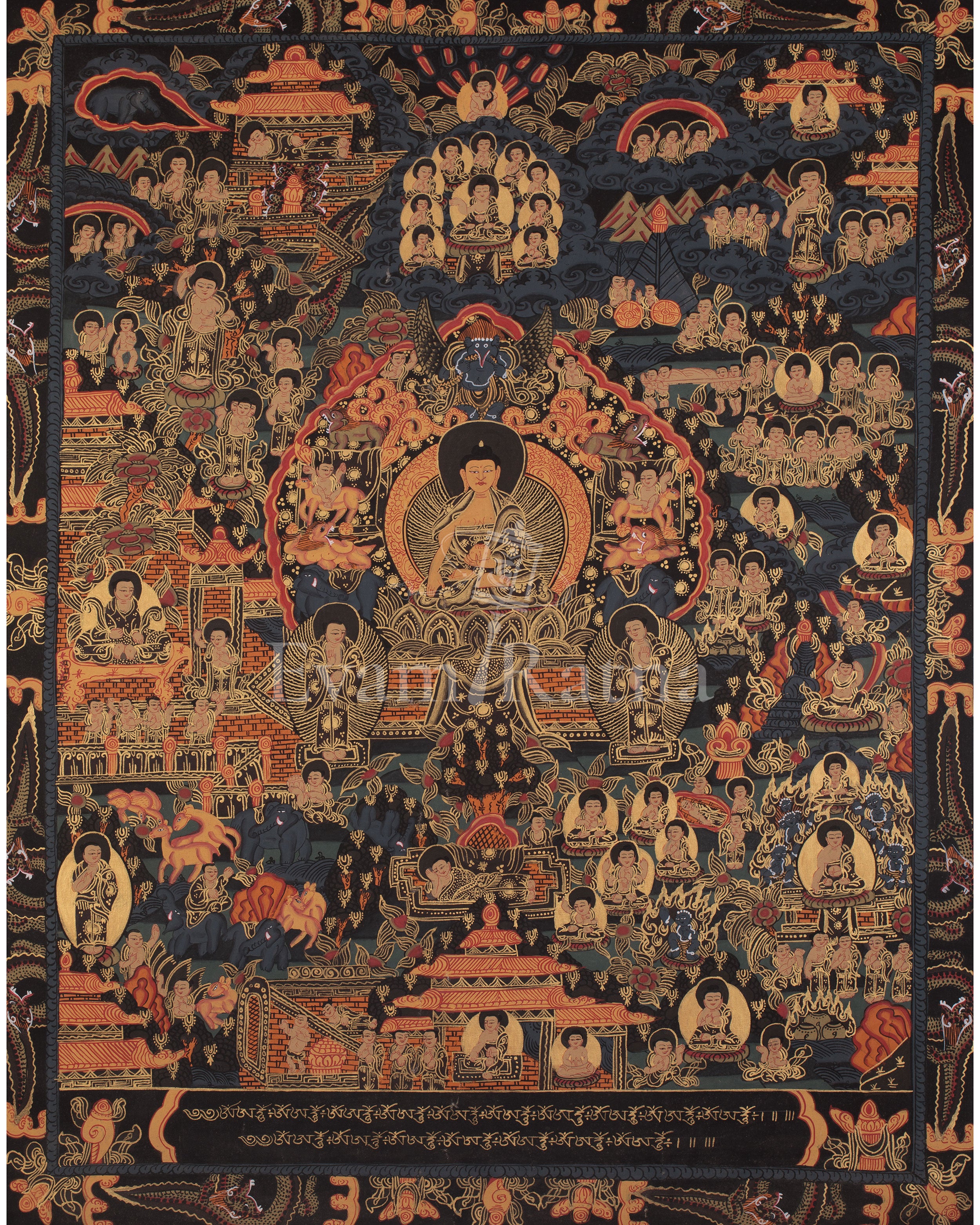 Shakyamuni Buddha Life Story Art 