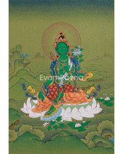 Himalayan Thangka of Shyama Tara