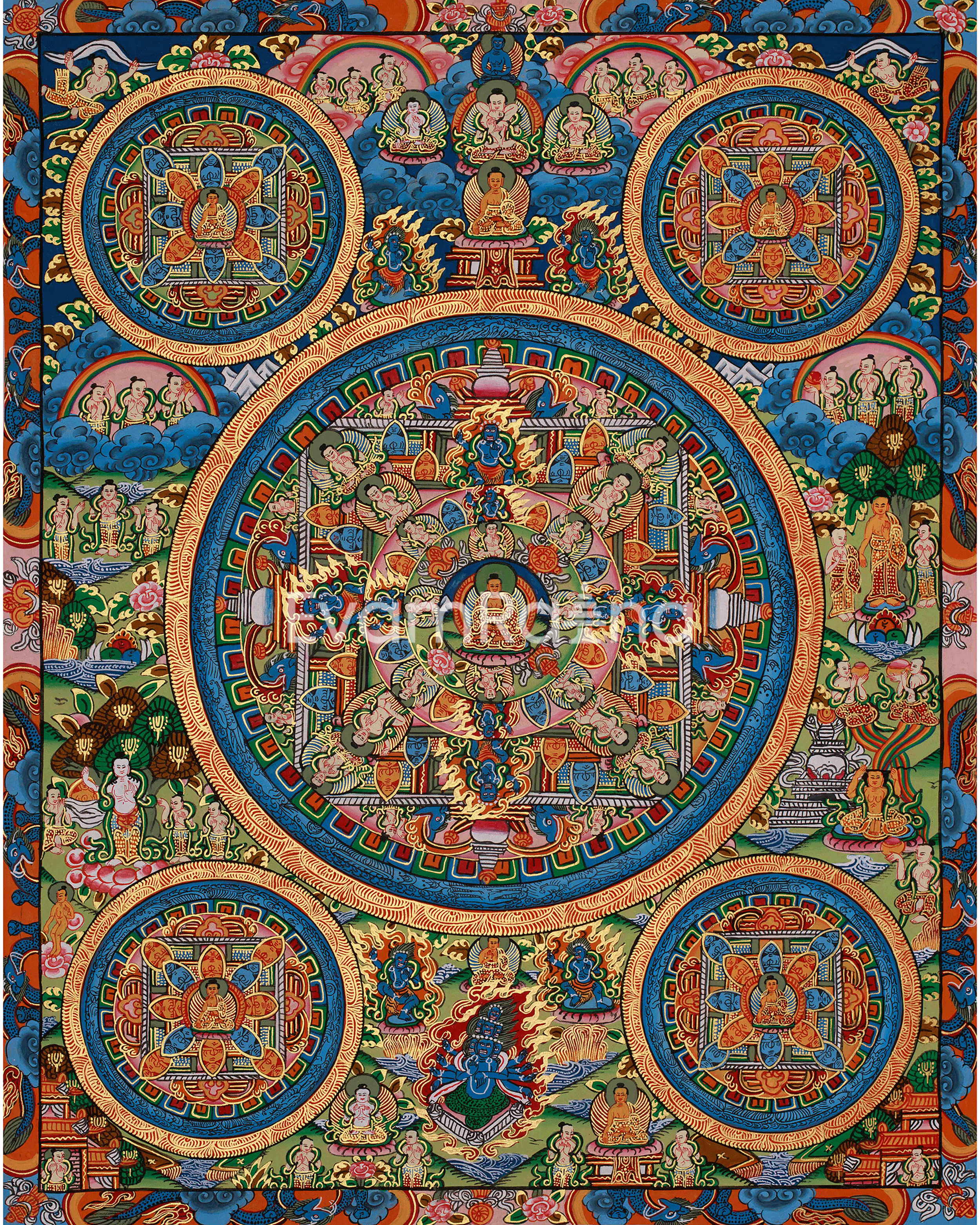 Himalayan Buddha Mandala Artwork