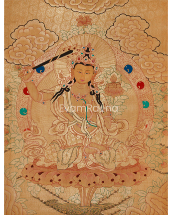 Buddhist Deity Manjushri Thangka