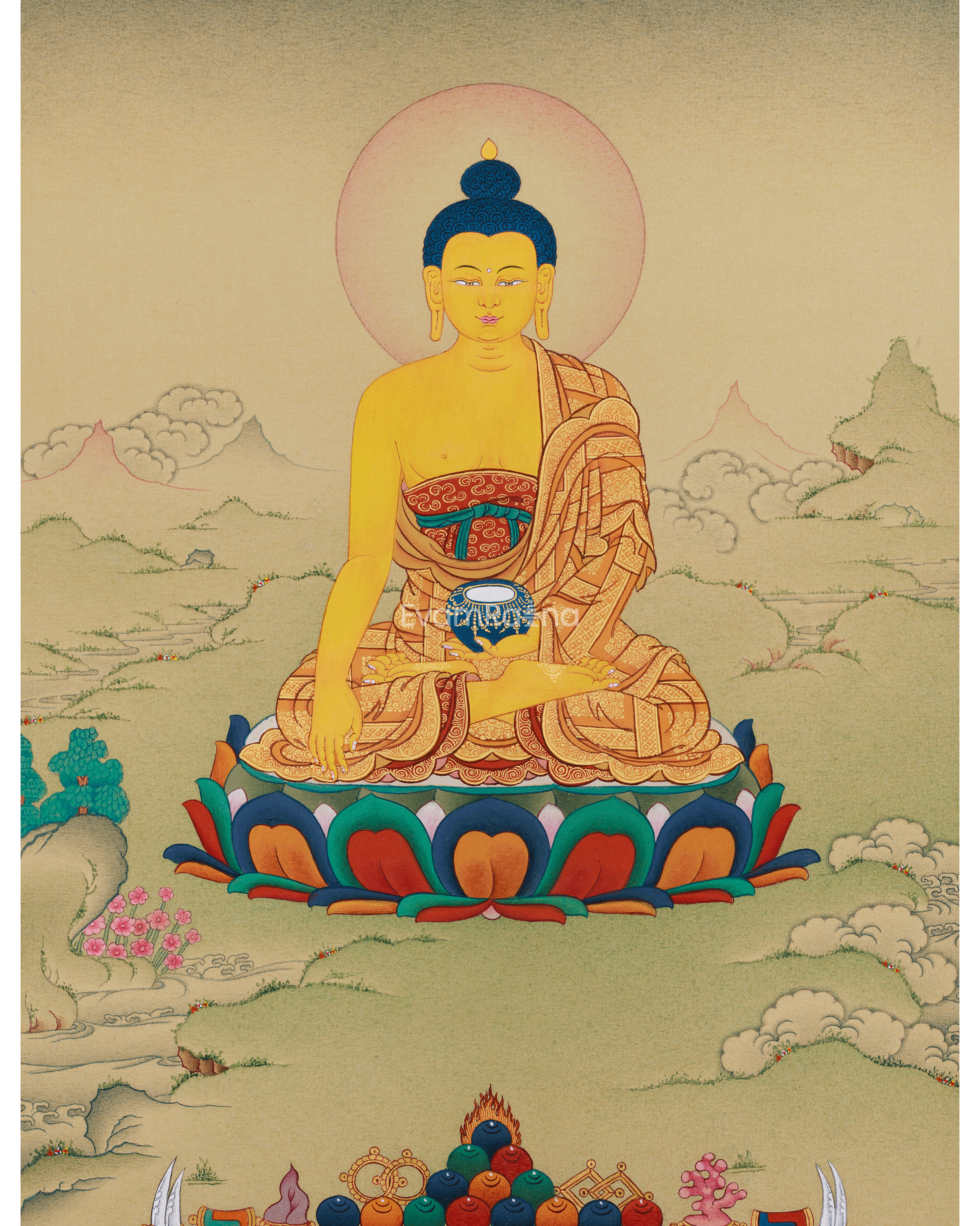 Thangka of Shakyamuni