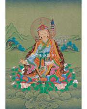 Lotus-Vajra Guru Rinpoche Thangka 