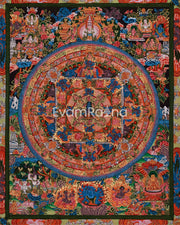 Hand-Painted Mandala Artwork