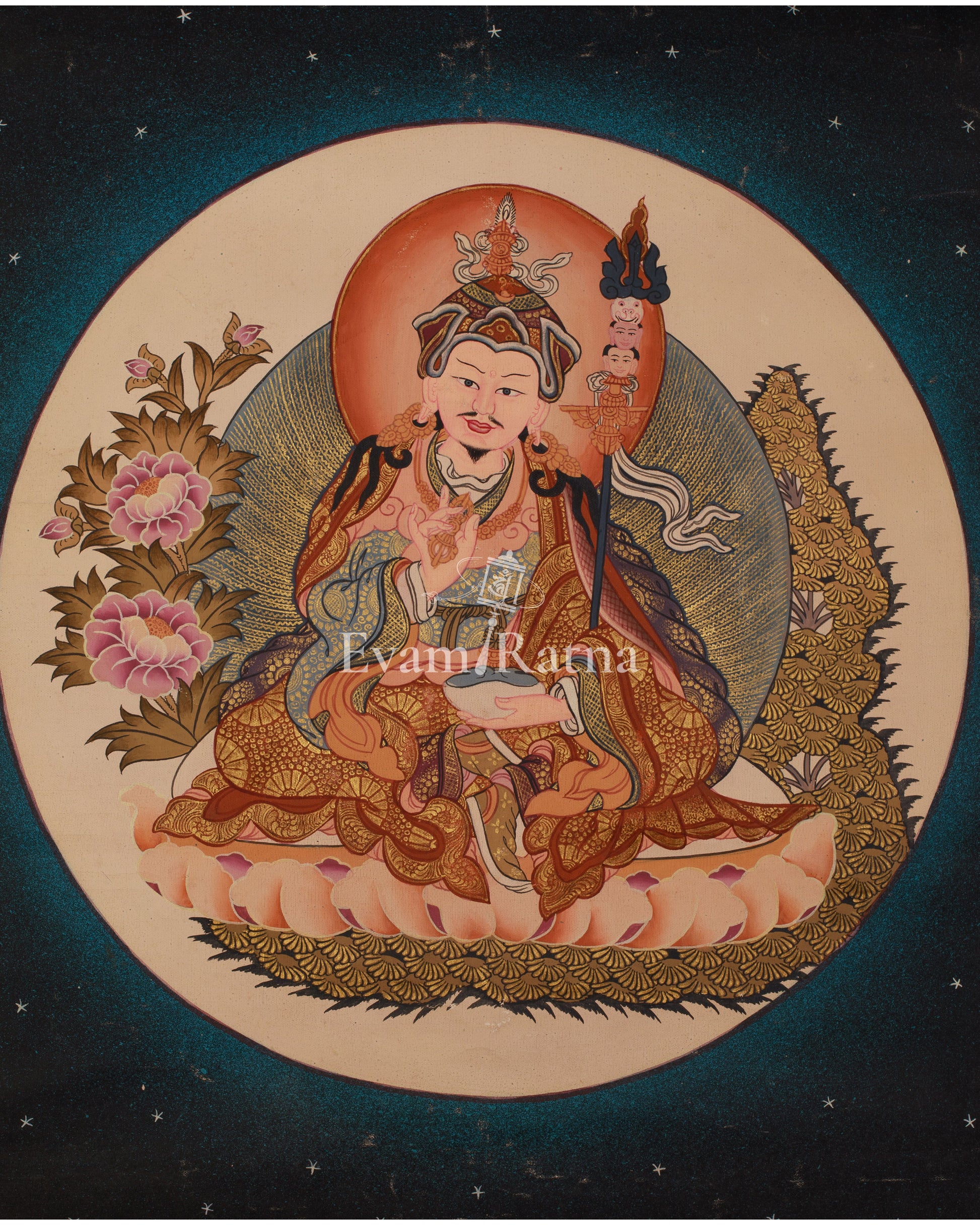 Wisdom Deity Guru Rinpoche Art 