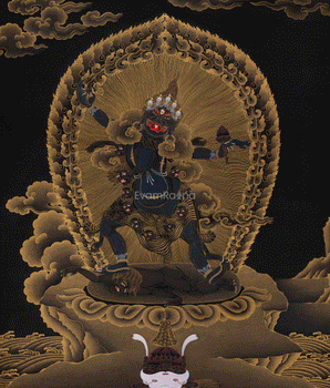 Fierce Ekajati Thangka Print