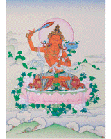 Manjushri Buddhist Thangka 