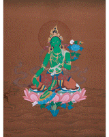 Green Tara Buddhist Deity