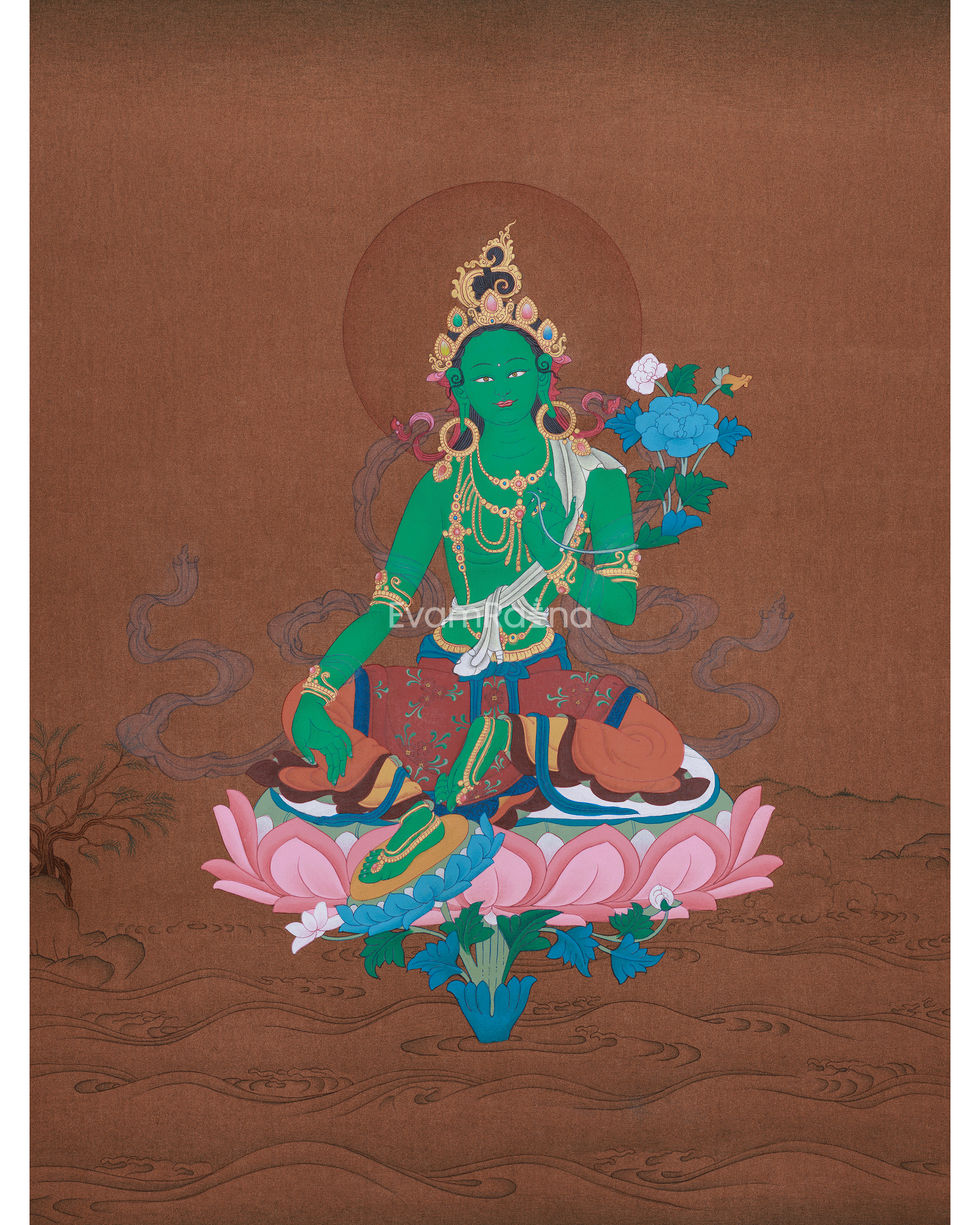 Green Tara Buddhist Deity