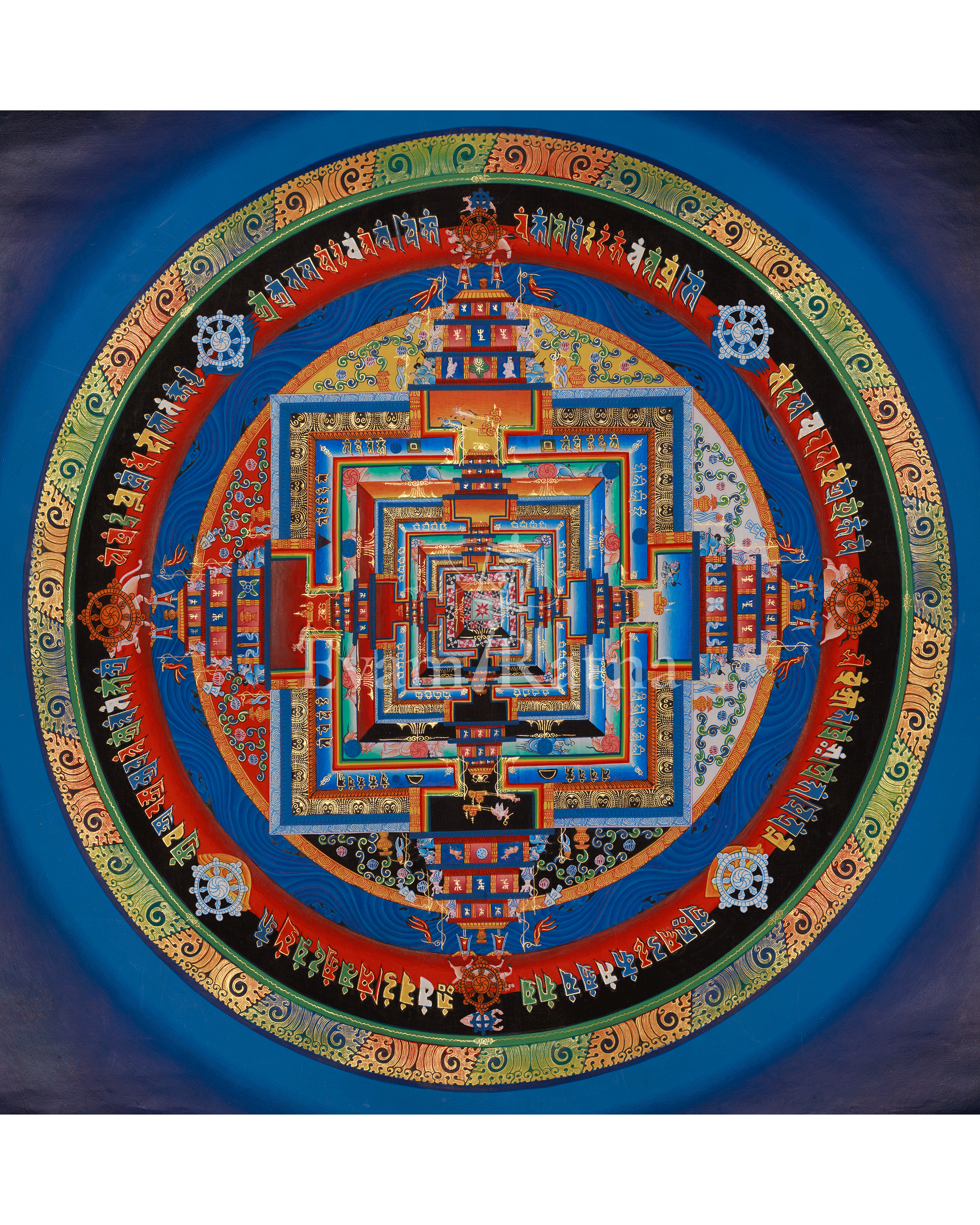 Traditional Art of Kalachakra Mandala
