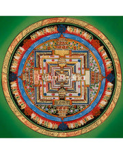 Hand-Painted Meditation Kalachakra Mandala