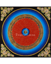 Spiritual Mantra Mandala Art