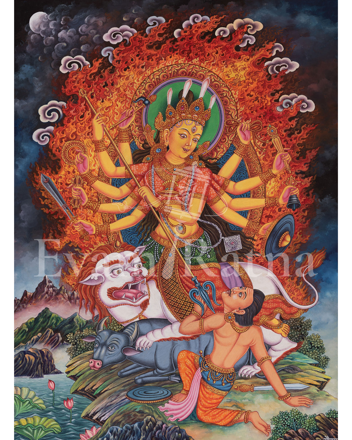 Durga Thangka
