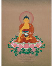 Spiritual Thangka Of Shakyamuni Buddha