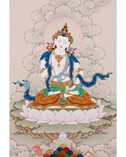 Vajrasattva Meditation Thangka | A Divine Symbol of Purification and Inner Peace