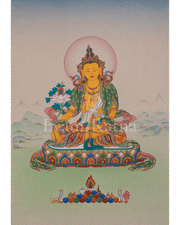 Ksitigarbha Bodhisattva Thangka | Revered Bodhisattva In Mahāyāna Buddhism