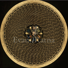 Buddhist Mantra Mandala Artwork