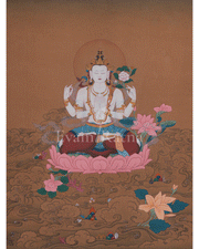 Four-Armed Chenrezig Sacred Artwork