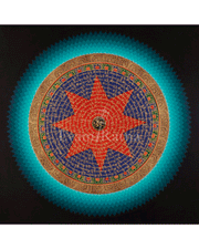 Mantra Mandala Wall Hanging Art