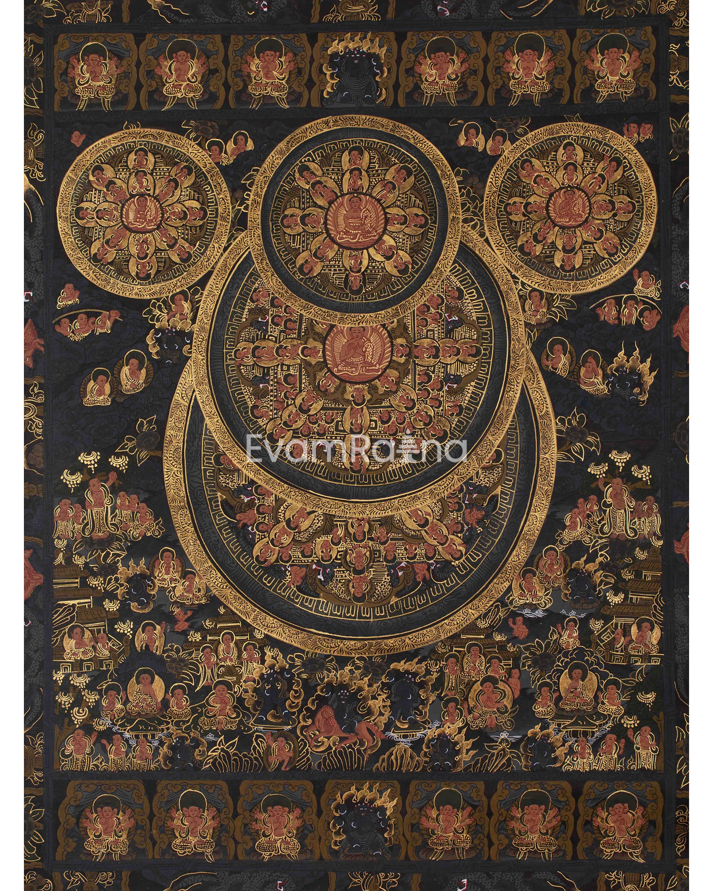 Spiritual Buddha Mandala Art