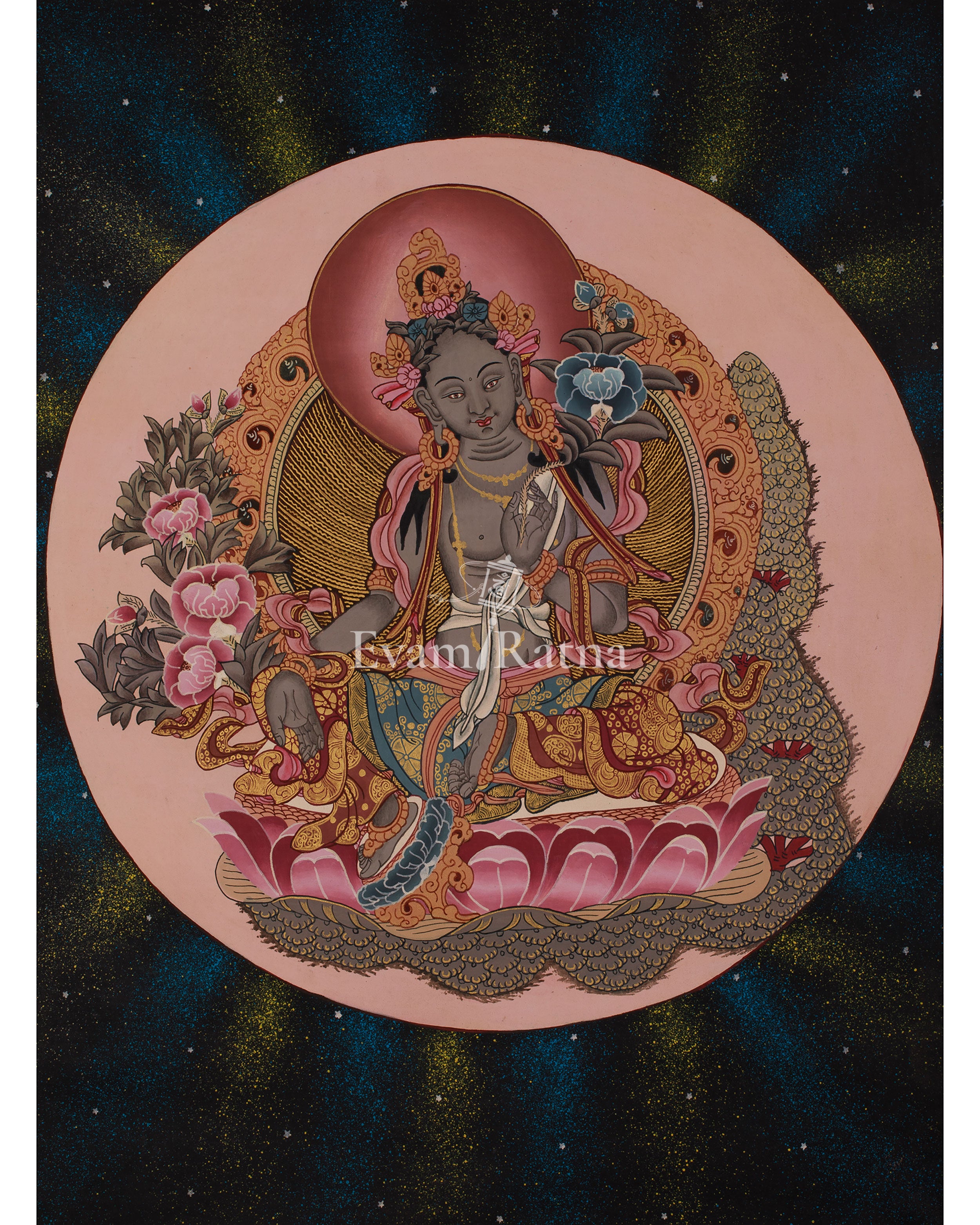 Green Tara Tibetan Art 