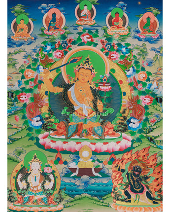 Vajrayana deity Manjushri Art