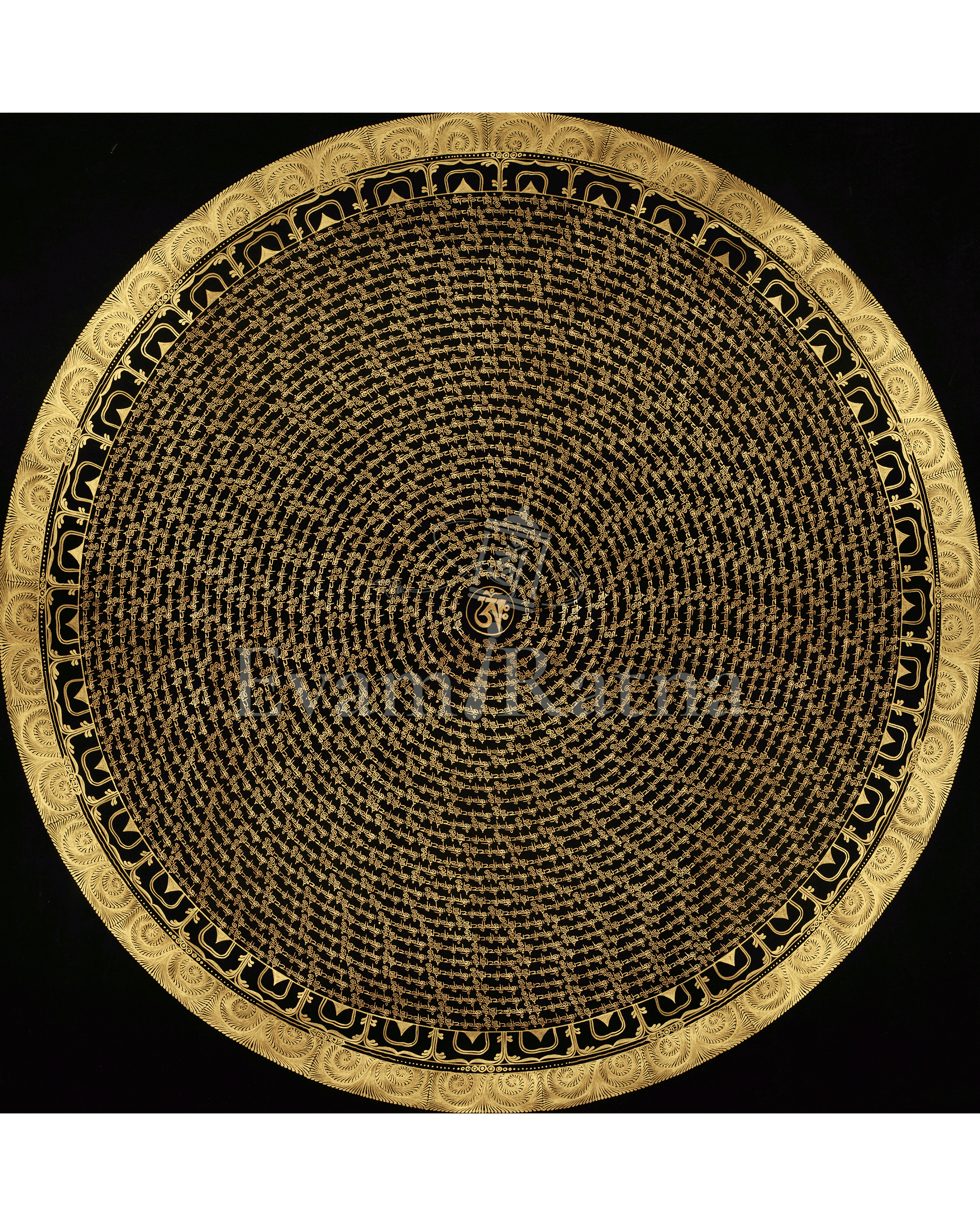 Mantra Mandala Buddhist Thangka Art