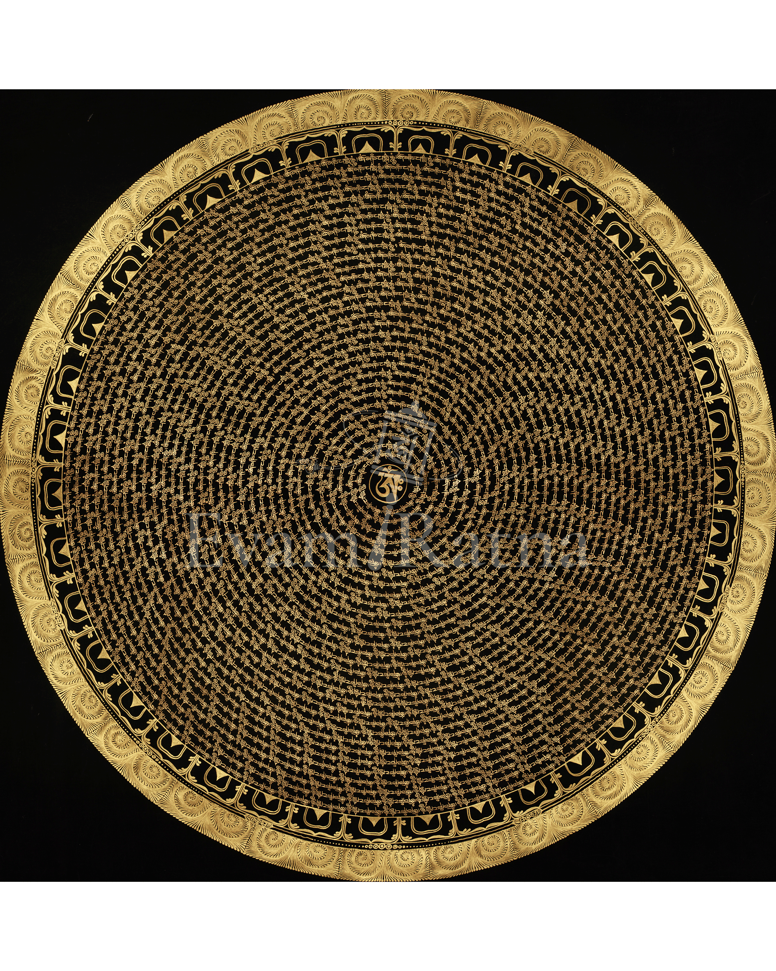 Mantra Mandala Buddhist Thangka Art
