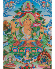 Manjushri the Buddha of Wisdom Thangka