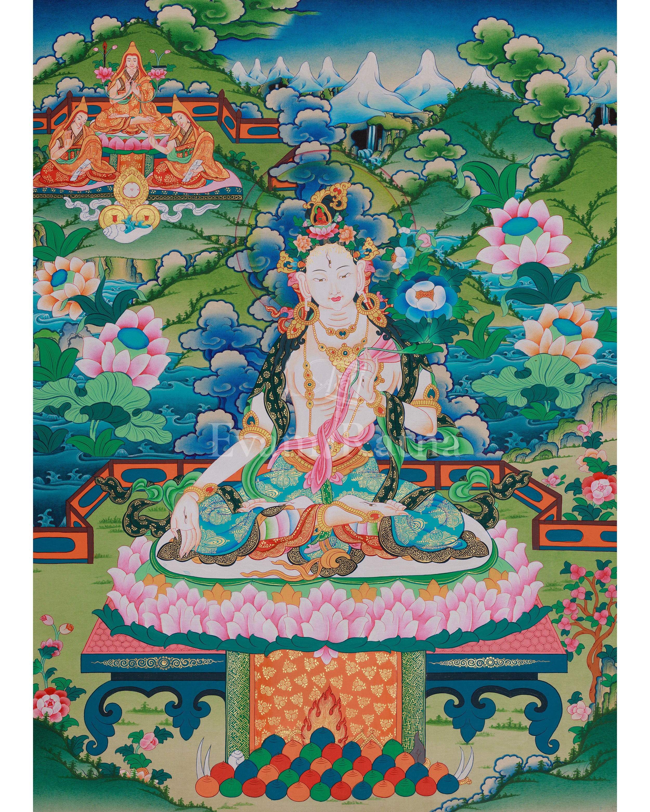 Spiritual Art of White Tara 