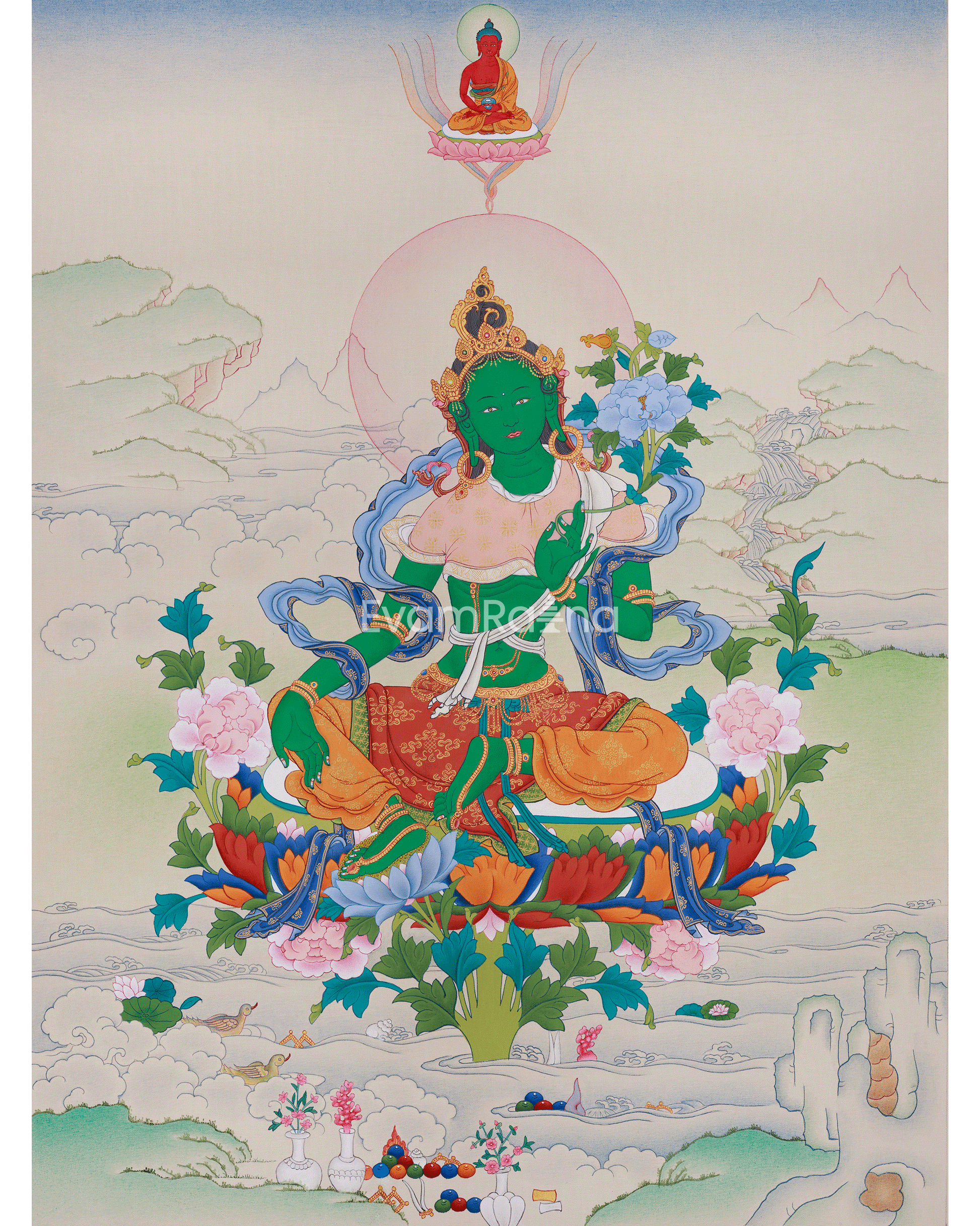 Green Tara Protection Deity