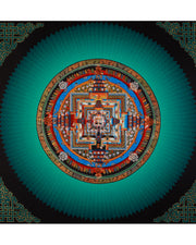 Tibetan Artwork of Kalachakra Mandala