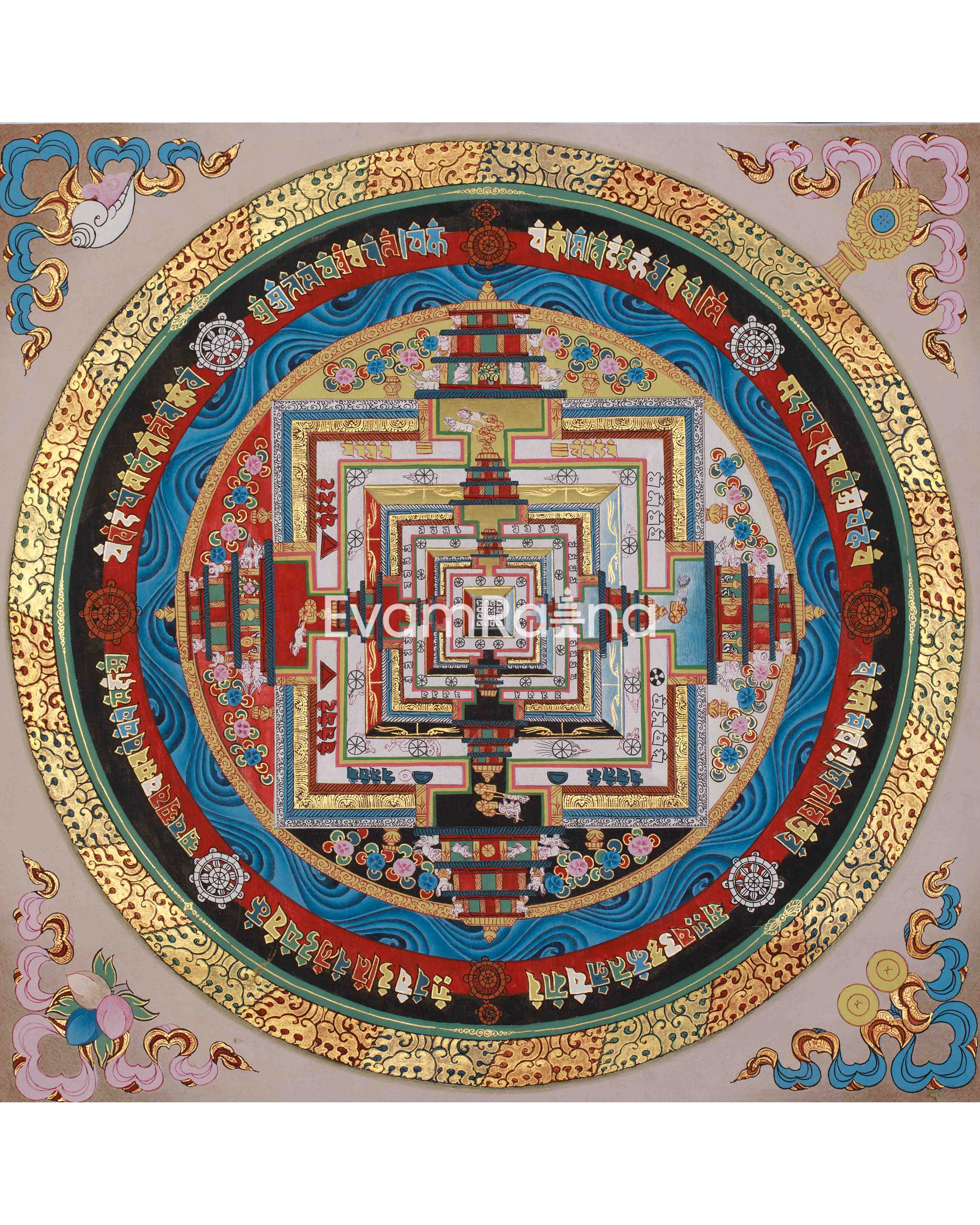 Kalachakra Mandala Wall Art