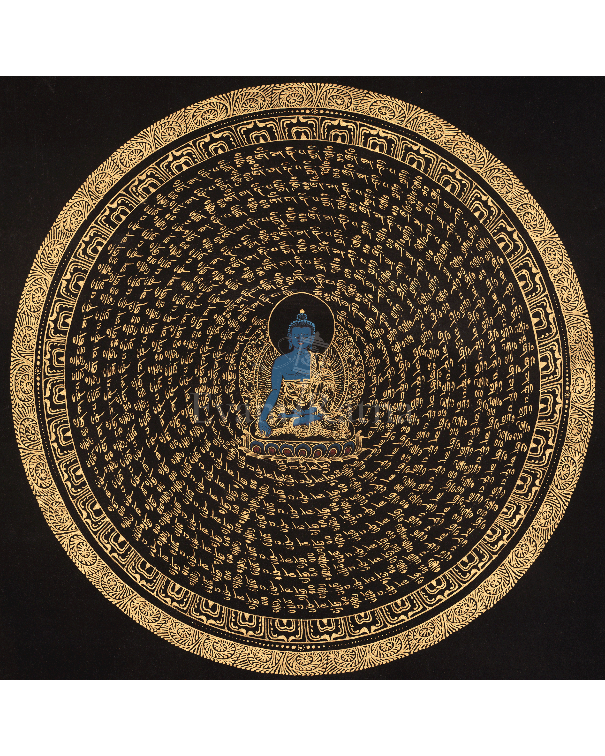 Medicine Buddha Mandala Art