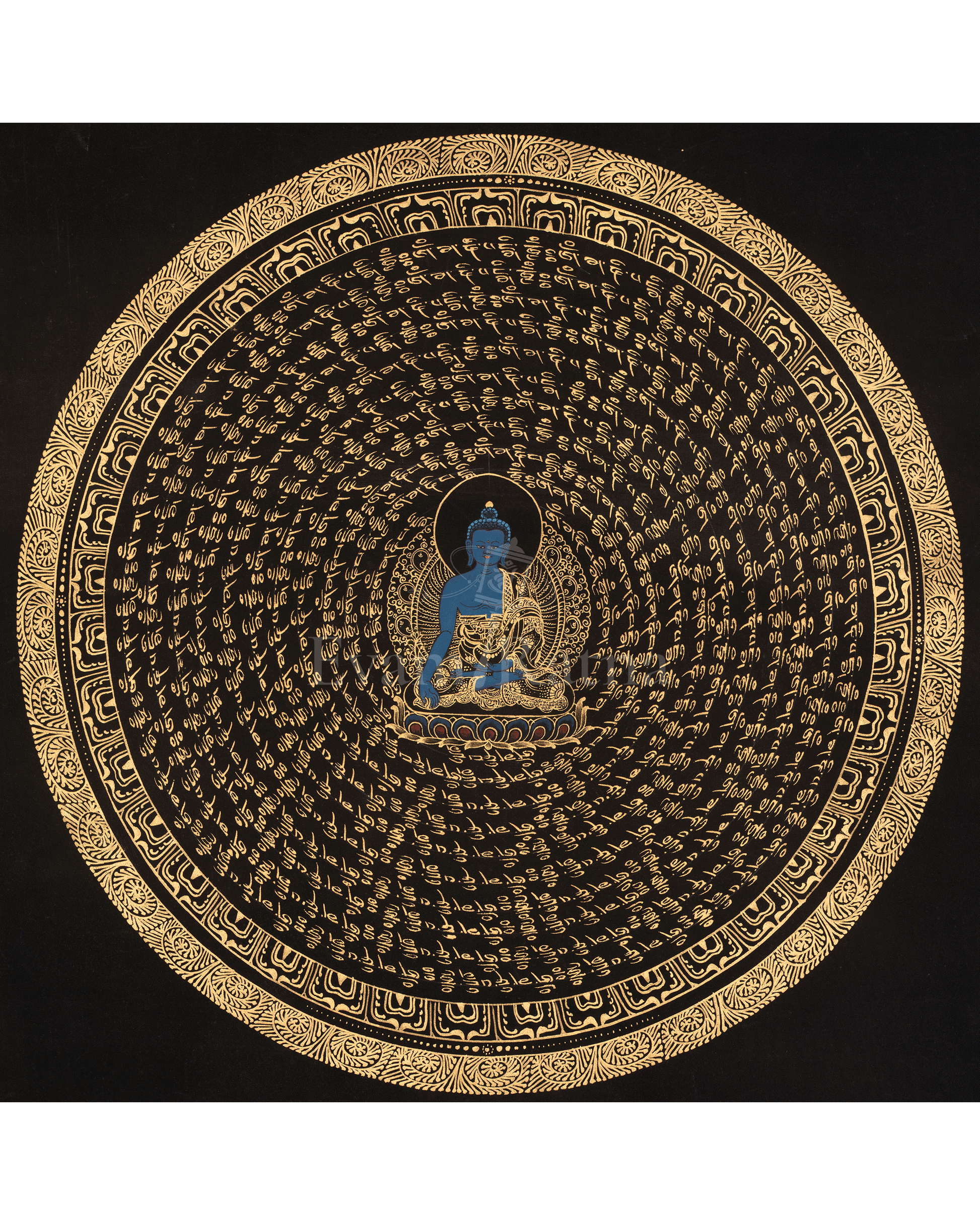 Medicine Buddha Mandala Art