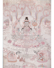 Spiritual Four-Armed Chenrezig Thangka