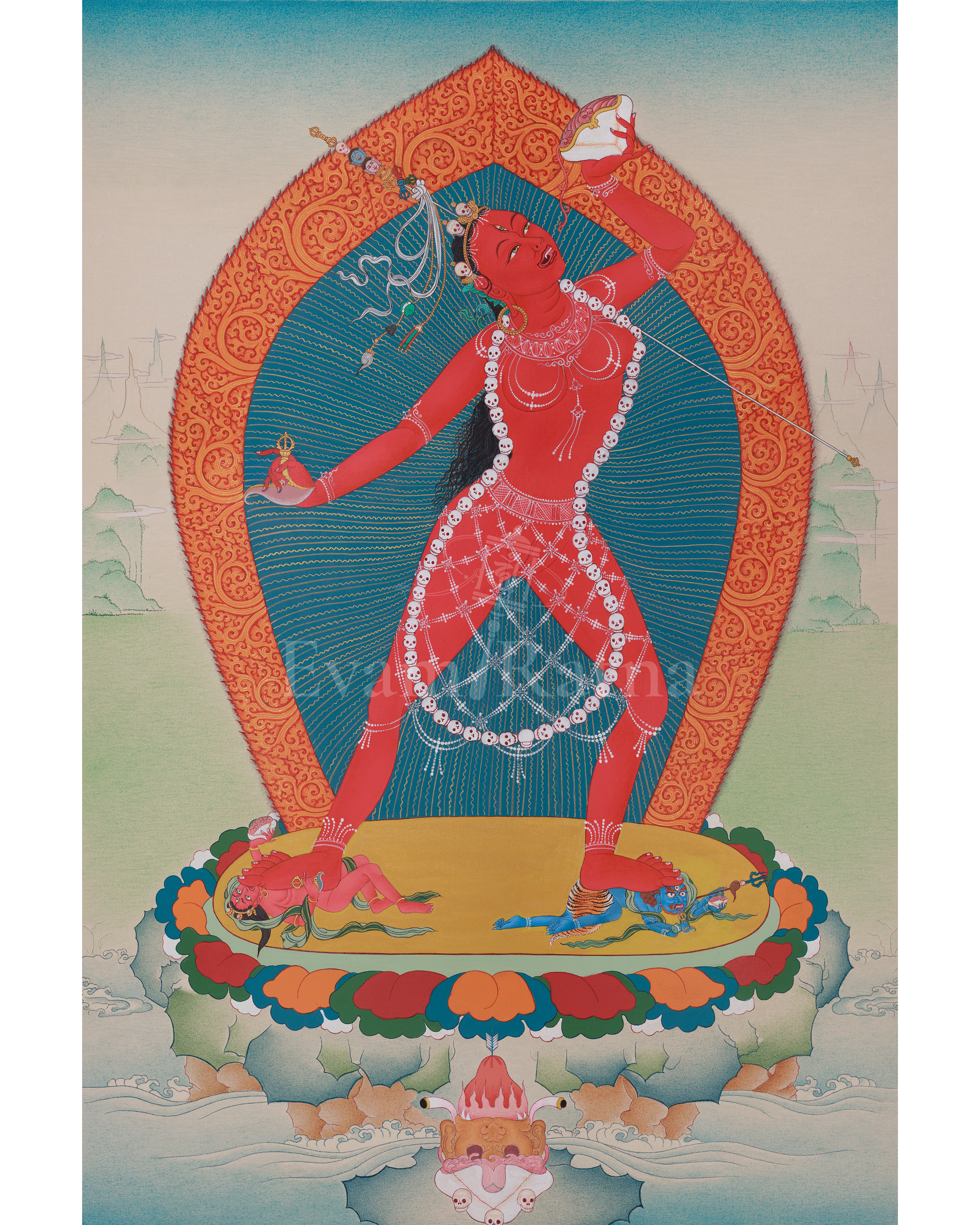 Vajrayogini Spiritual Thangka | Symbolizing Transformation and Enlightened Energy