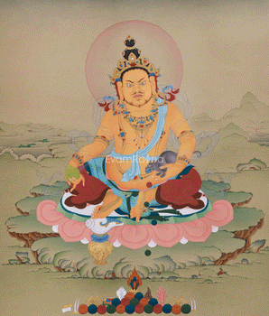 40 Inches Dzambhala Thangka