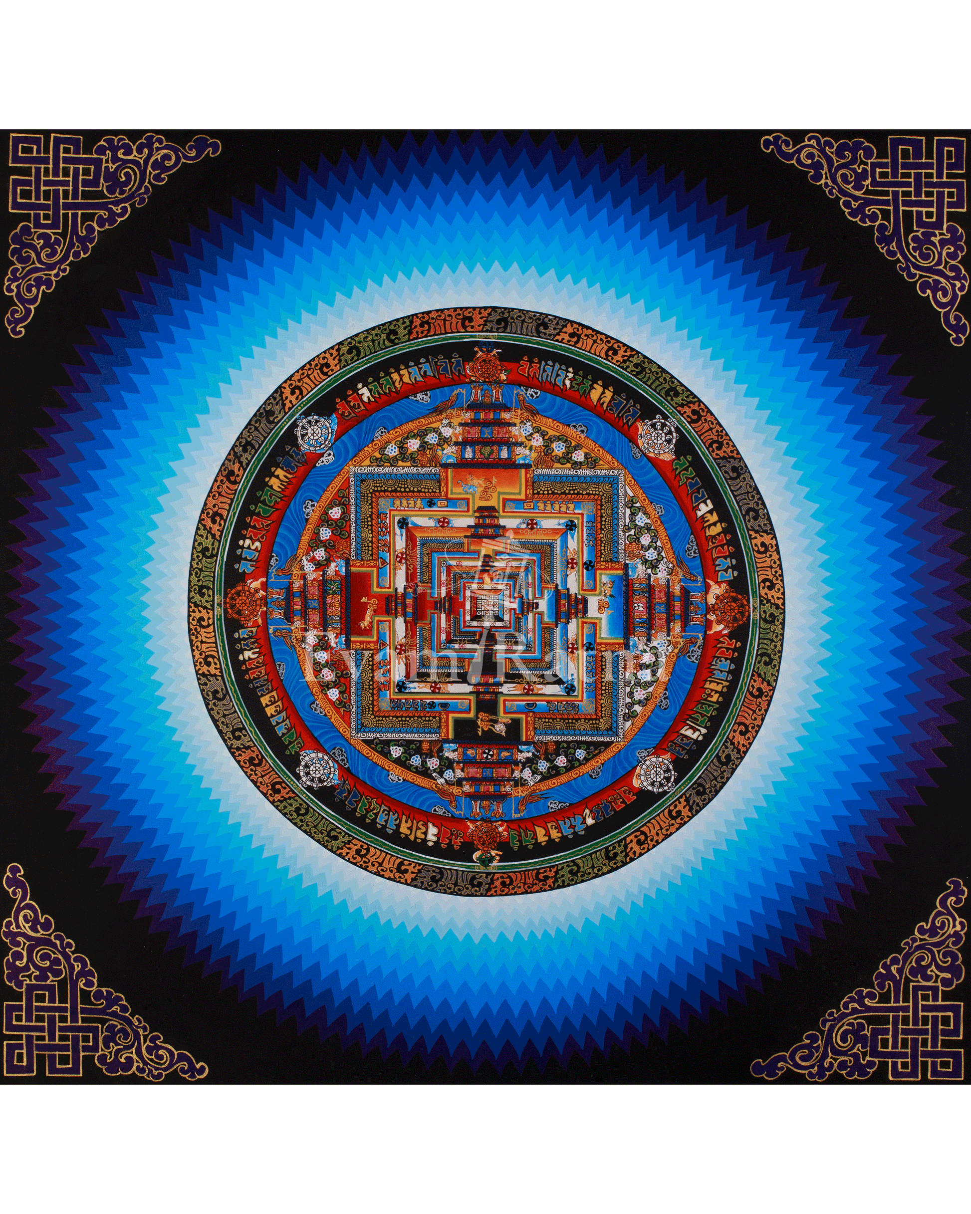 Kalachakra Mandala Meditation Art 