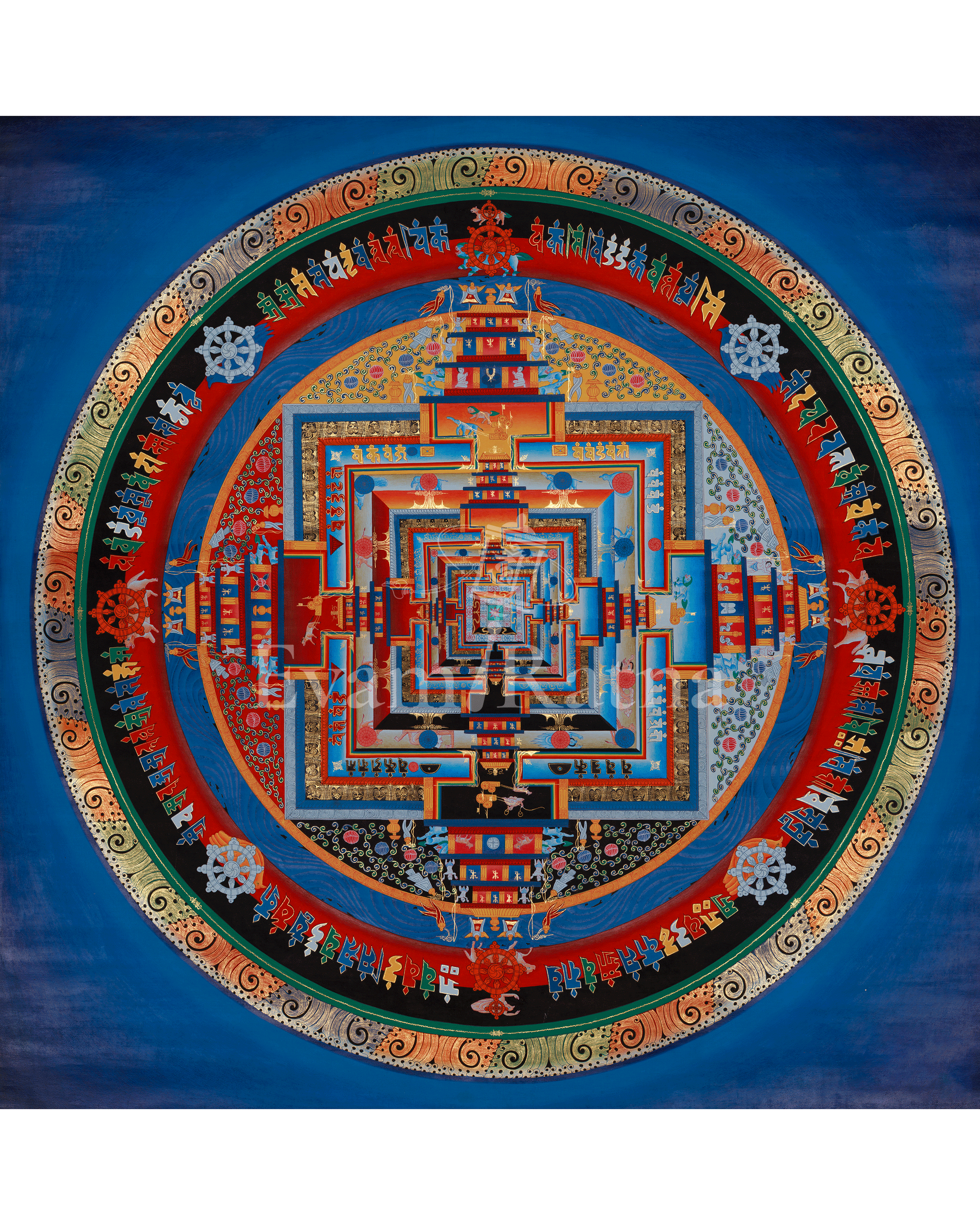 Kalachakra Mandala Spiritual Art 