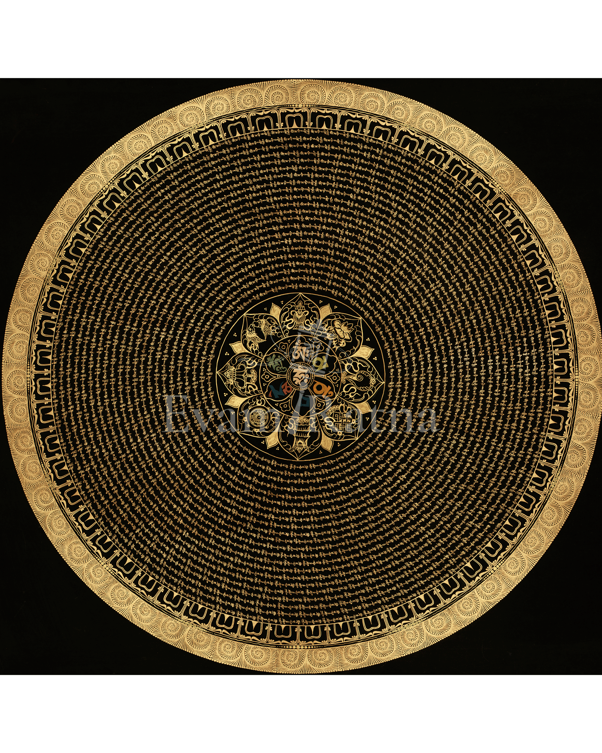 Divine Mantra Mandala Thangka