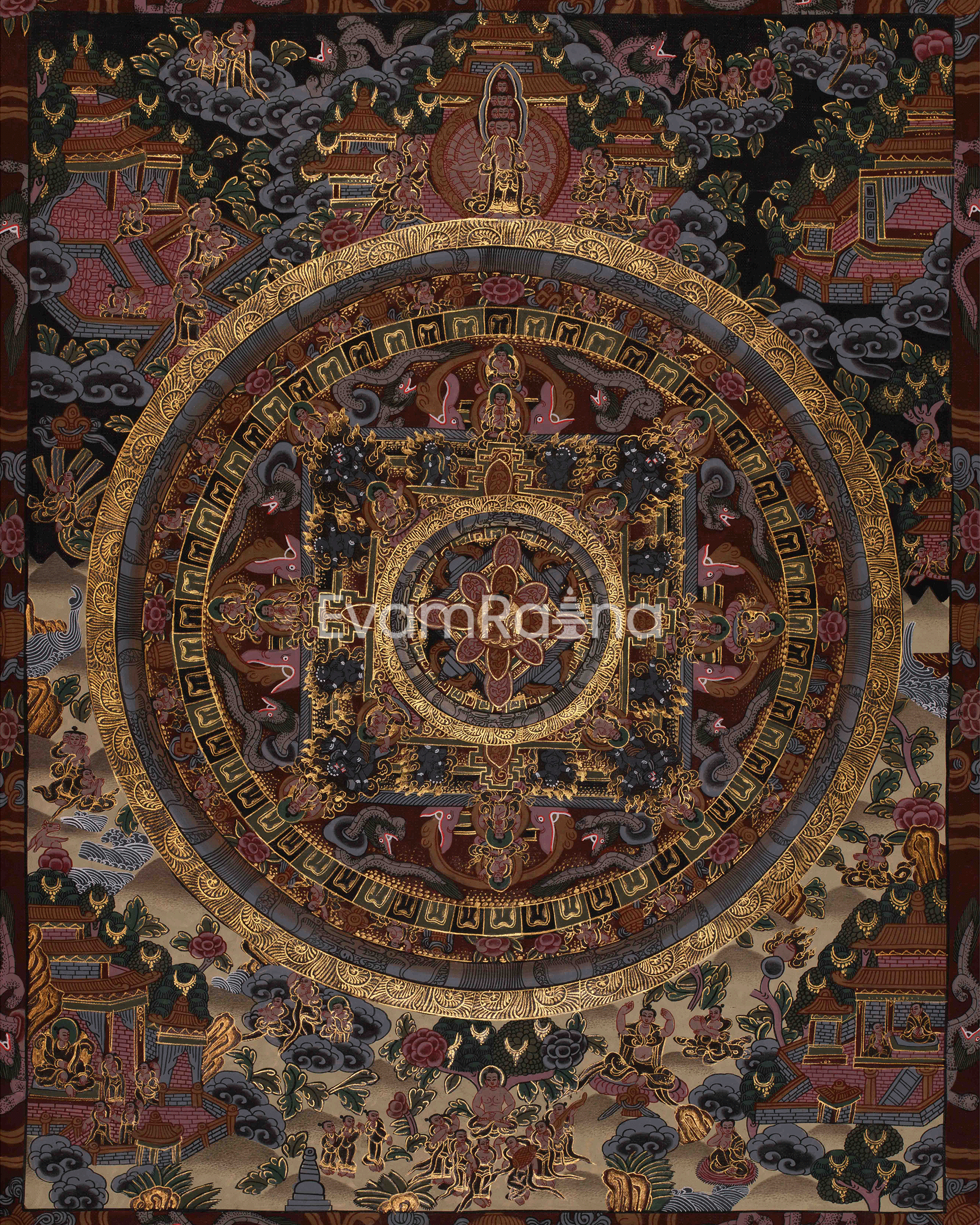 Tibetan Buddha Mandala 