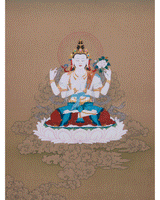 Chenrezig Compassion Buddha Thangka 