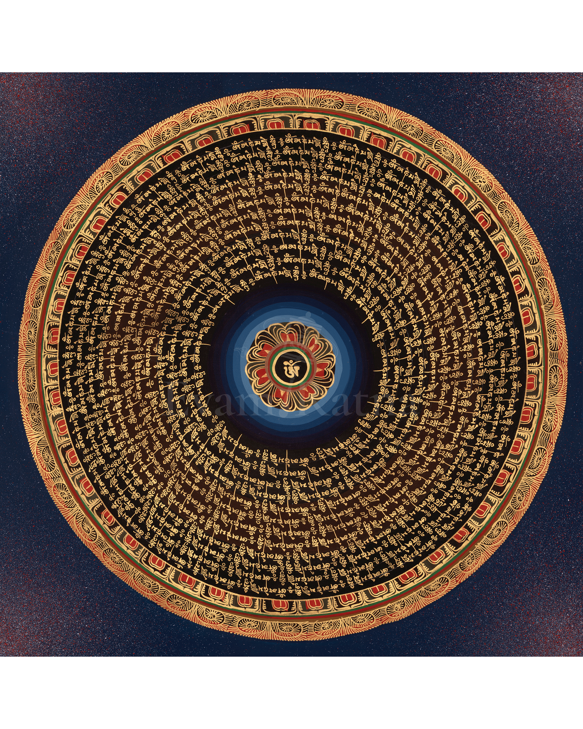 Mantra Mandala Tibetan Artwork
