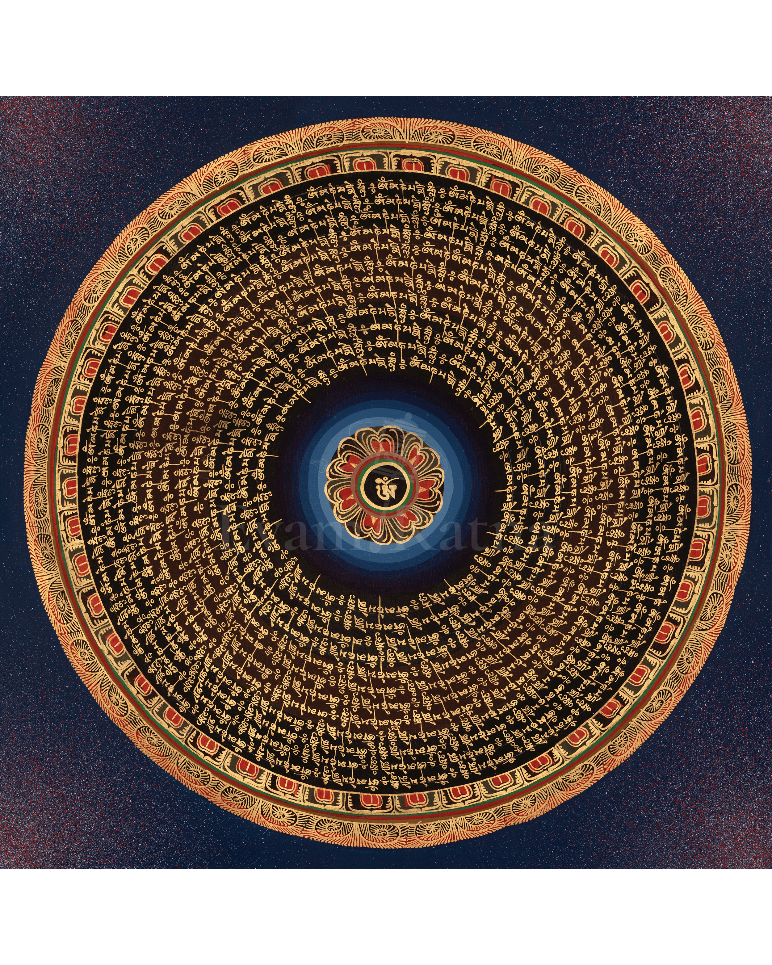 Mantra Mandala Tibetan Artwork