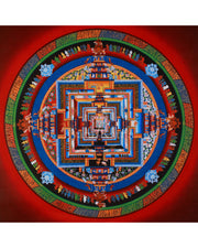 Buddhist Artwork of Kalachakra Mandala 
