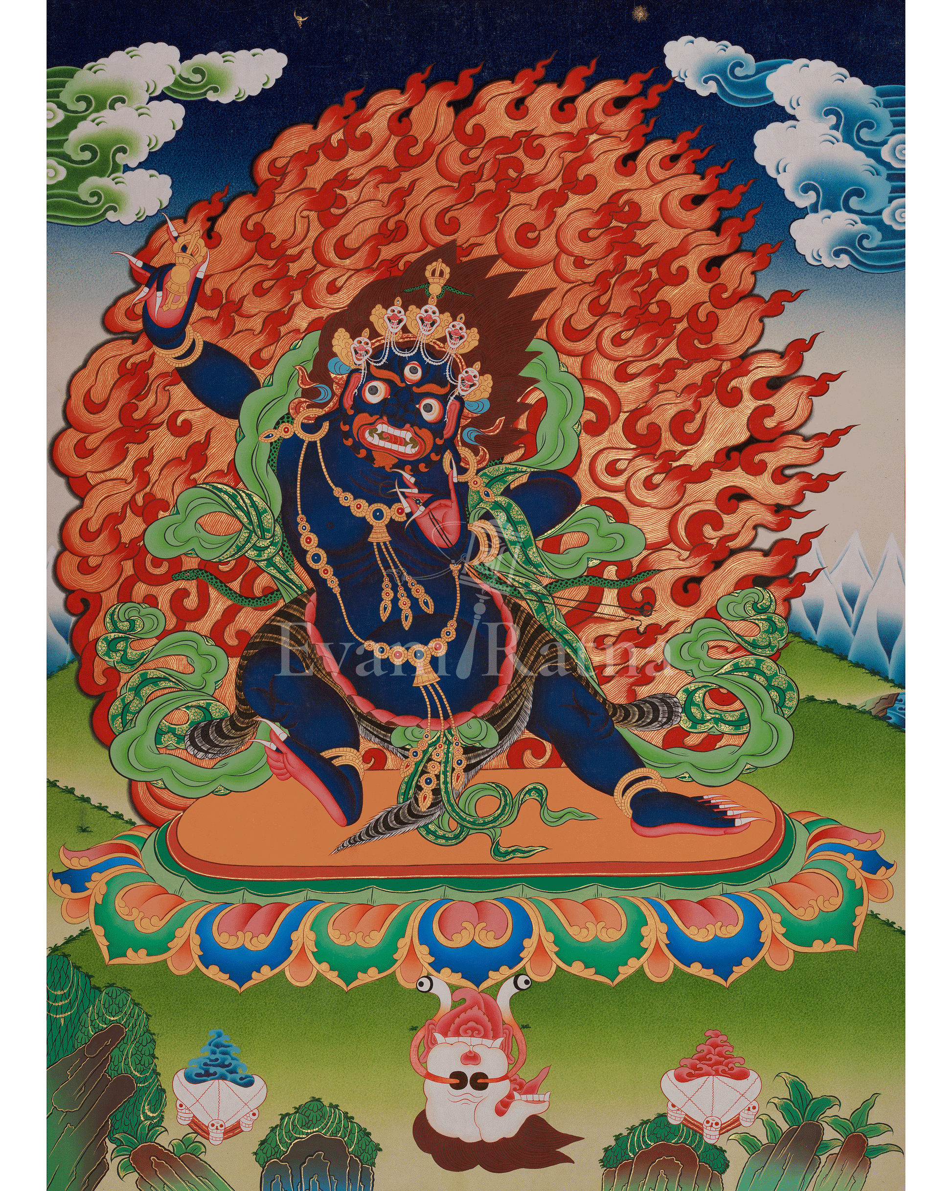 Vajrapani Spiritual Thangka